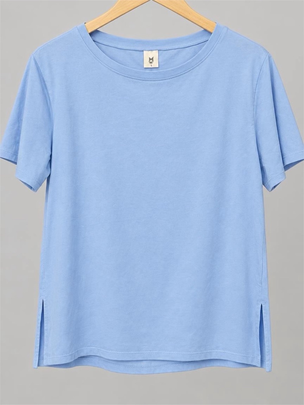 Everyday Crew Tee in Light Blue
